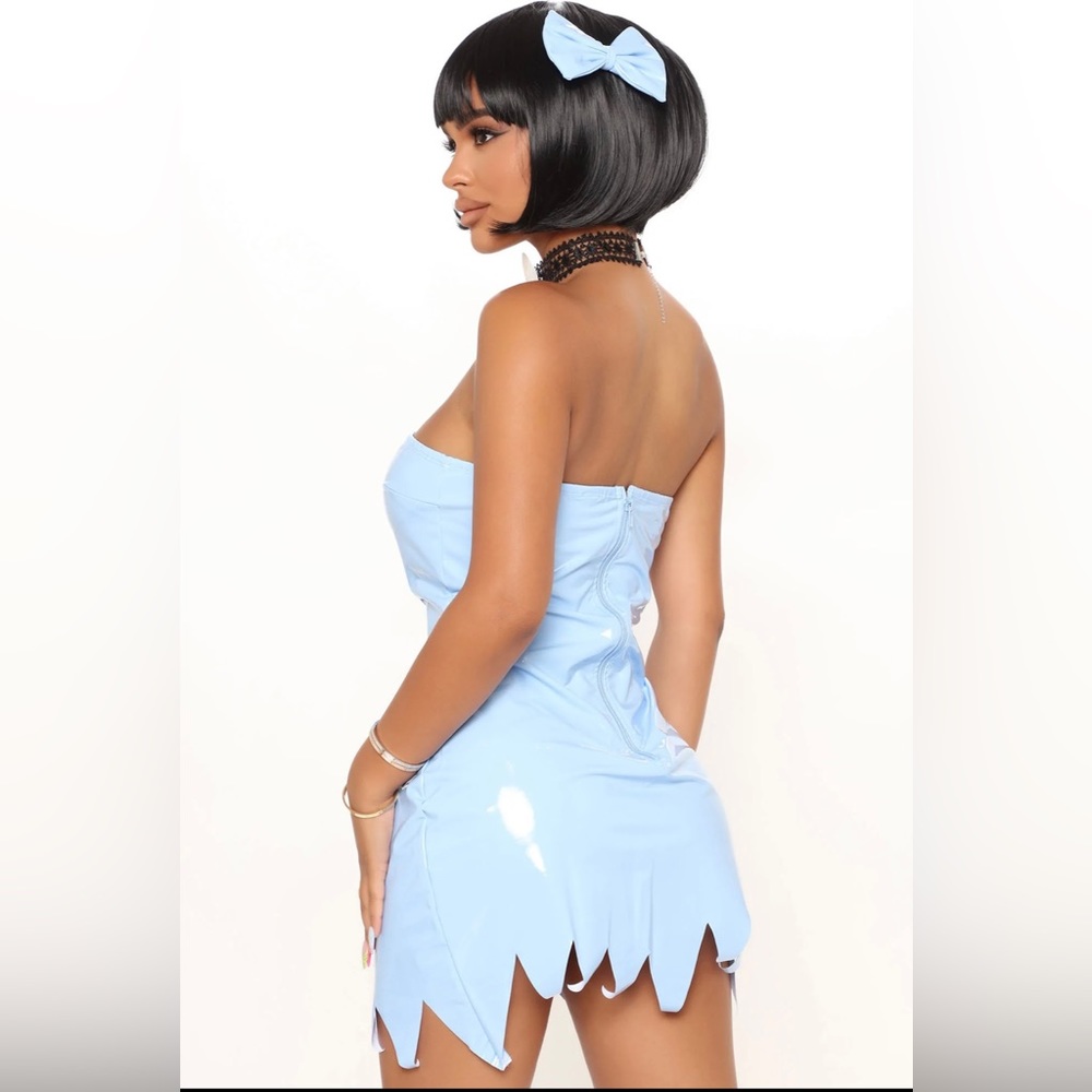 Bedrock Bestie 4 Piece Costume Set - Light Blue